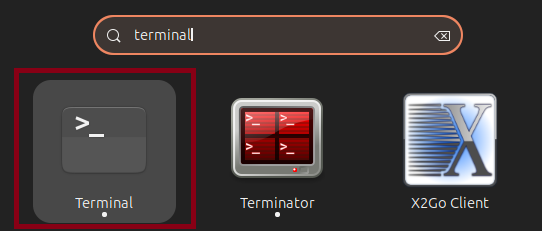Type terminal