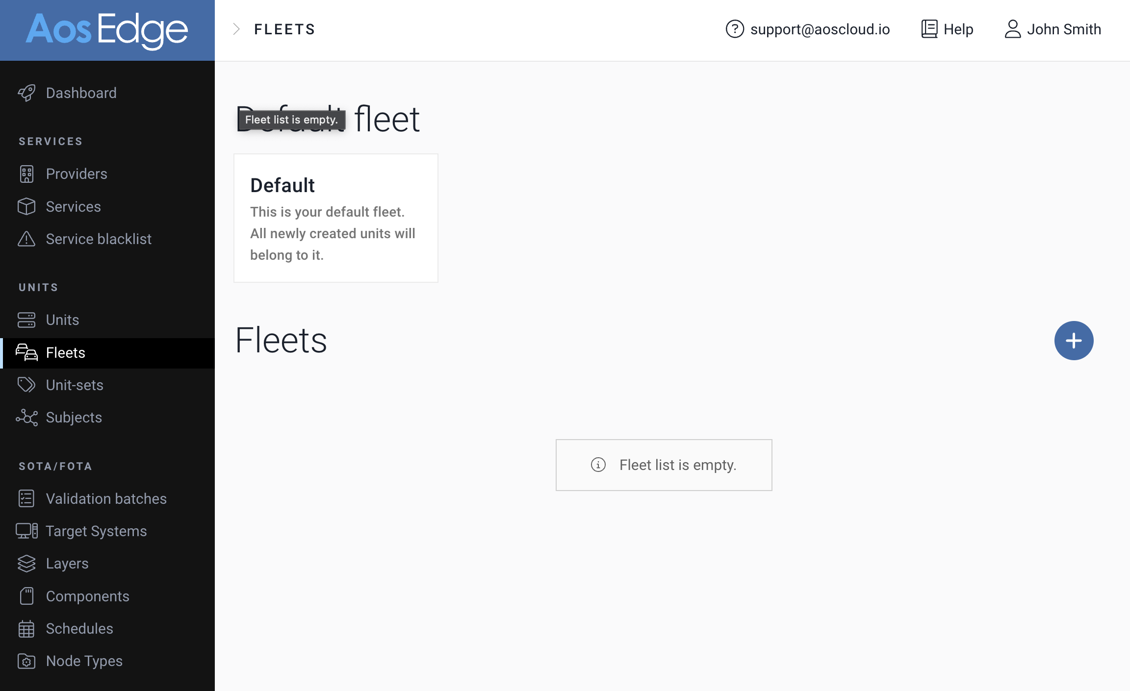 Create fleet